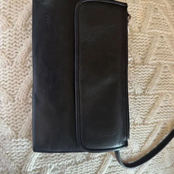Fossil purse,  with phone holder. Small leather crossbody - Picture 2 of 12